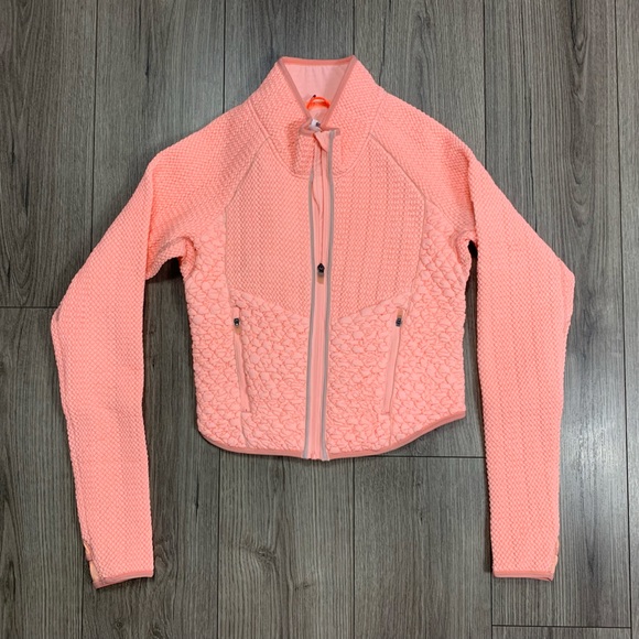 FP Movement By Free people Pink Smock Show Packable Run Jacket Size Small NWOT - Picture 6 of 16